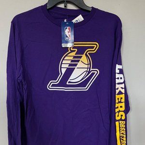 🔥RARE NBA LA LAKERS OFFICIAL PRODUCT BY FANATICS MENS LONG SLEEVE T-SHIRT M NW